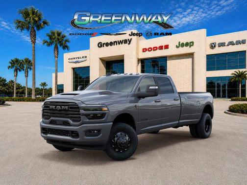 Ceramic Gray Clearcoat 2026 RAM 3500 Laramie Crew Cab 4x4 8' Box