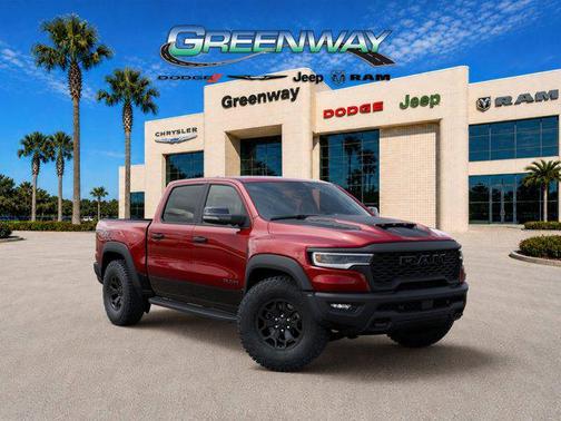 Molten Red Pearlcoat 2026 RAM 1500 RHO Crew Cab 4x4 5'7' Box