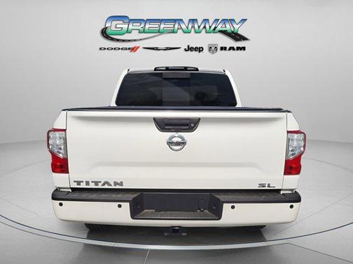 Pearl White 2019 Nissan Titan SL