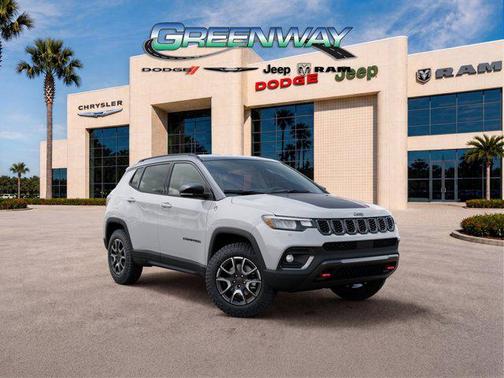 Bright White Clearcoat 2026 Jeep Compass Trailhawk