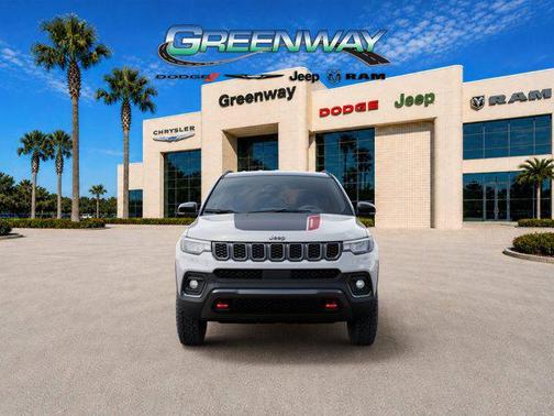 Bright White Clearcoat 2026 Jeep Compass Trailhawk