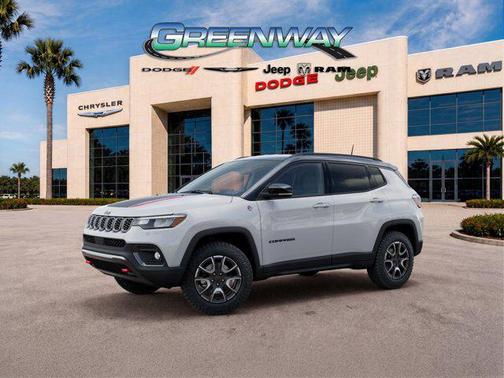 Bright White Clearcoat 2026 Jeep Compass Trailhawk