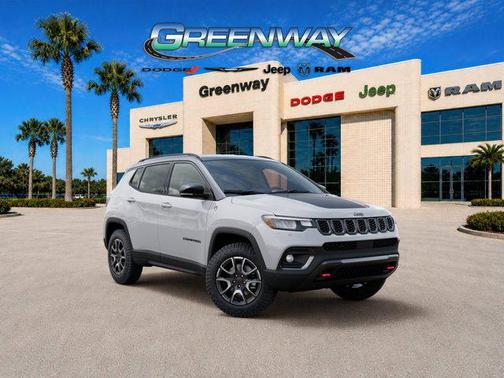 Bright White Clearcoat 2026 Jeep Compass Trailhawk