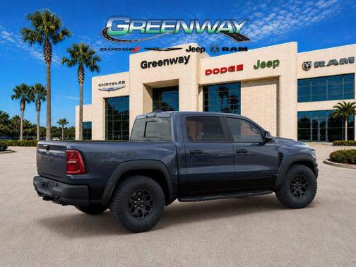 Forged Blue Metallic 2026 RAM 1500 RHO Crew Cab 4x4 5'7' Box