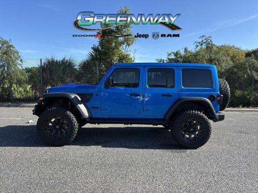Hydro Blue Pearlcoat 2025 Jeep Wrangler Willys