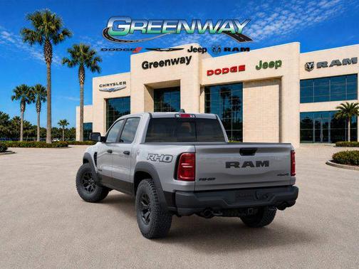 Billet Silver Metallic Clearcoat 2026 RAM 1500 RHO Crew Cab 4x4 5'7' Box