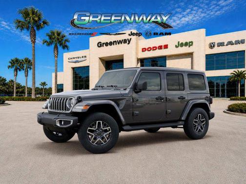 Granite Crystal Metallic Clearcoat 2025 Jeep Wrangler 4-Door Sahara 4x4