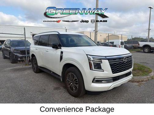 Aspen White Tricoat 2025 Nissan Armada SL 2WD