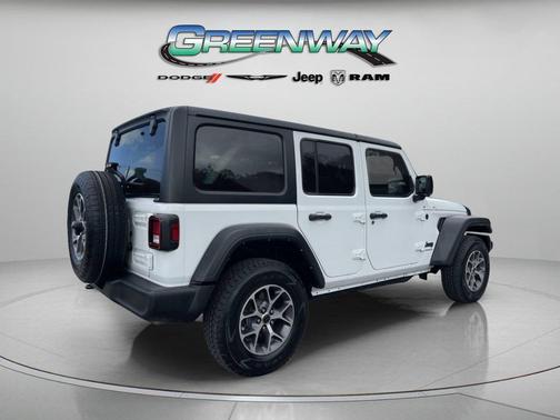 Bright White Clearcoat 2024 Jeep Wrangler Sport S
