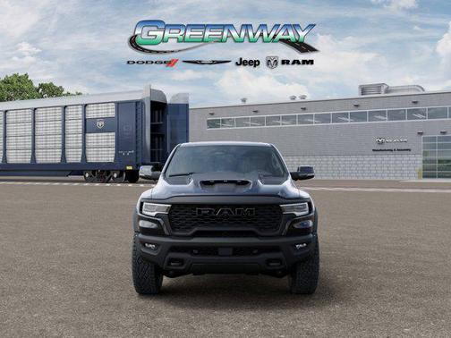 Diamond Black Crystal Pearlcoat 2026 RAM 1500 RHO Crew Cab 4x4 5'7' Box