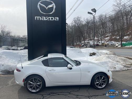Snowflake White Pearl Mica 2023 Mazda MX-5 Miata RF Grand Touring