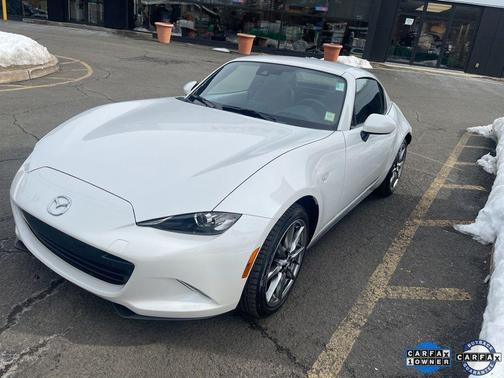 Snowflake White Pearl Mica 2023 Mazda MX-5 Miata RF Grand Touring