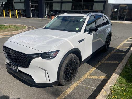 Rhodium White Premium 2026 Mazda CX-90 PHEV Premium Sport