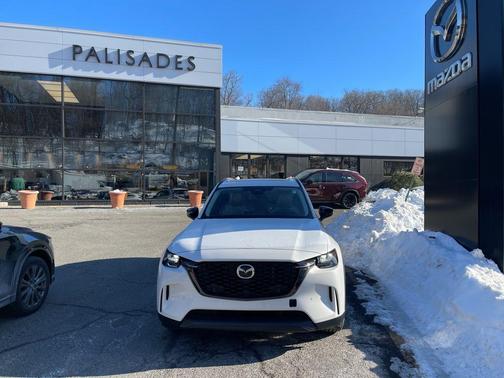 Rhodium White Premium 2026 Mazda CX-90 PHEV Premium Sport