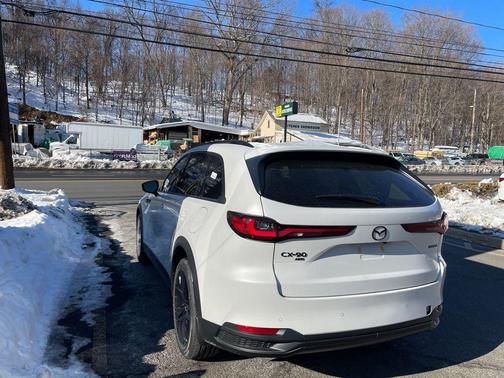 Rhodium White Premium 2026 Mazda CX-90 PHEV Premium Sport