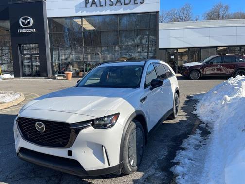 Rhodium White Premium 2026 Mazda CX-90 PHEV Premium Sport