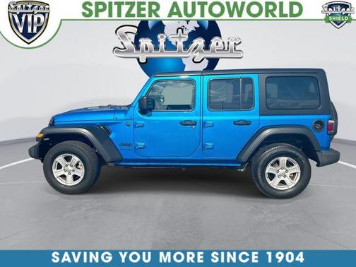Hydro Blue Pearl 2022 Jeep Wrangler Unlimited Sport