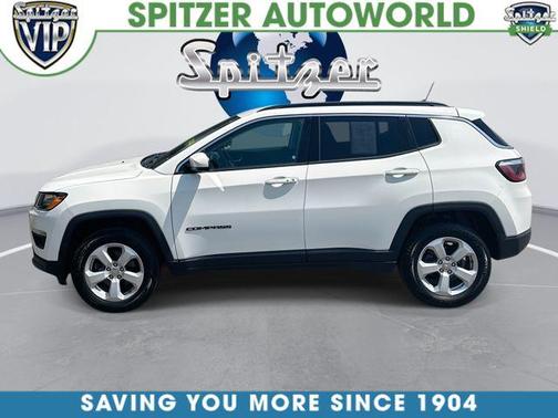 White Clearcoat 2019 Jeep Compass Latitude