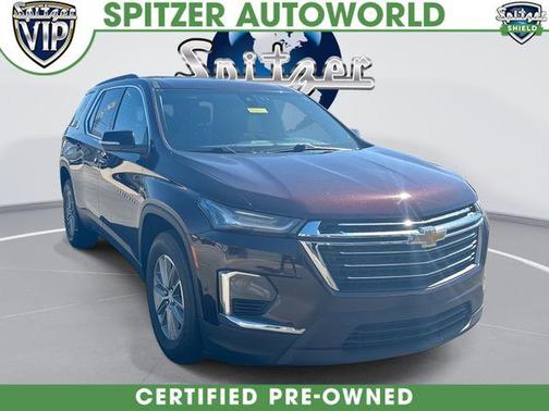 Black Cherry Metallic 2023 Chevrolet Traverse LT Cloth