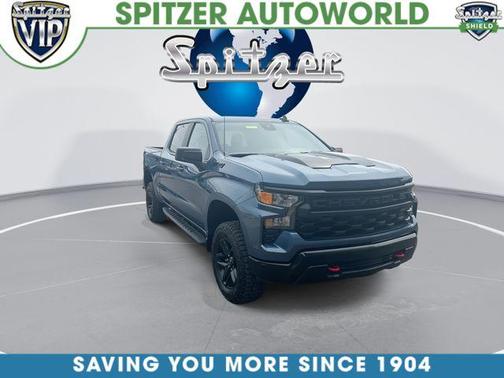 Lakeshore Blue Metallic 2024 Chevrolet Silverado 1500 Custom Trail Boss