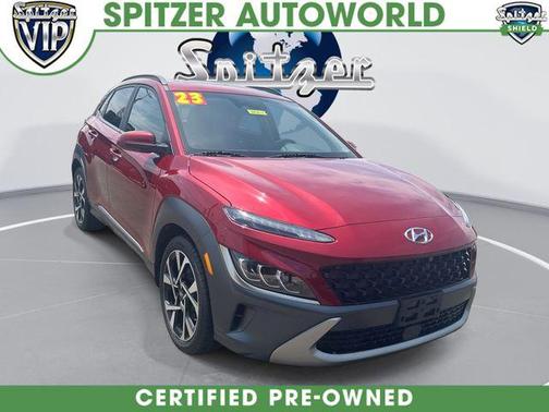 Red 2023 Hyundai KONA Limited