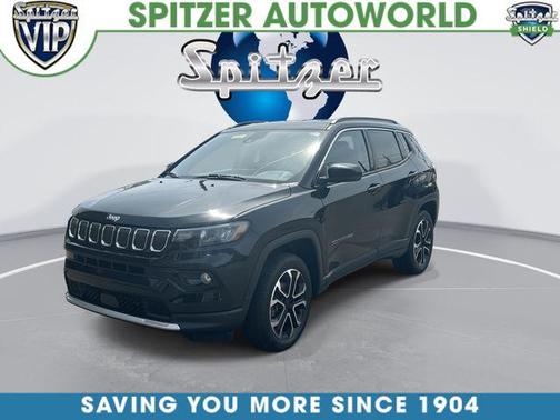 Diamond Black 2022 Jeep Compass Limited