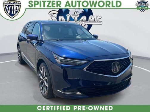 Apex Blue Pearl 2024 Acura MDX Technology