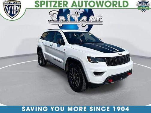 Bright White Clearcoat 2017 Jeep Grand Cherokee Trailhawk