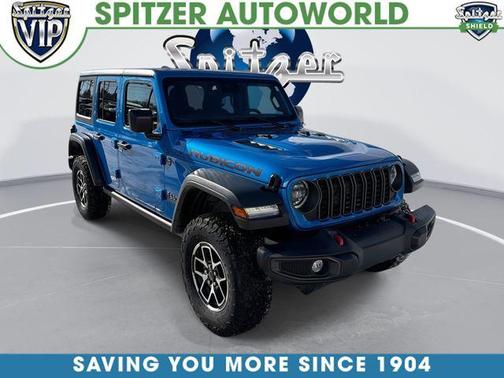 Hydro Blue Pearl 2024 Jeep Wrangler Rubicon