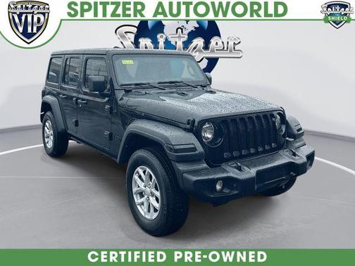 Black Clearcoat 2023 Jeep Wrangler Sport