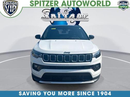 Bright White Clearcoat 2023 Jeep Compass Limited