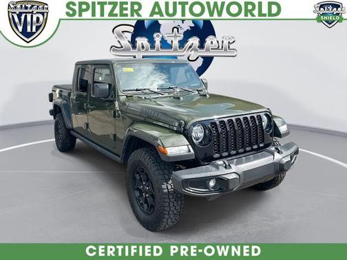 Sarge Green Clearcoat 2022 Jeep Gladiator Sport