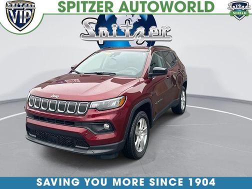 Velvet Red Pearlcoat 2022 Jeep Compass Latitude
