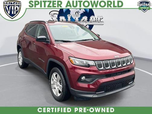 Velvet Red Pearlcoat 2022 Jeep Compass Latitude