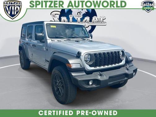 Silver Zynith Clearcoat 2024 Jeep Wrangler Sport