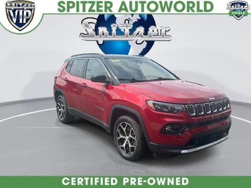 Red 2024 Jeep Compass Limited