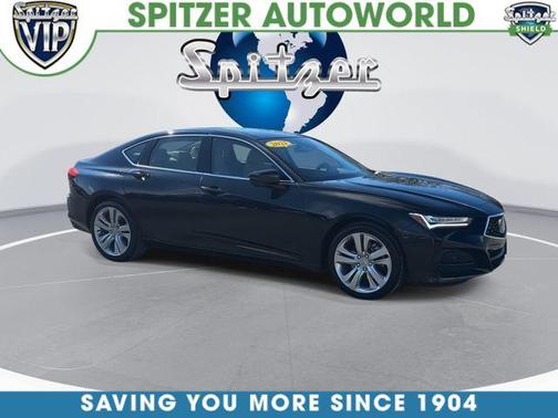 Black 2021 Acura TLX Technology