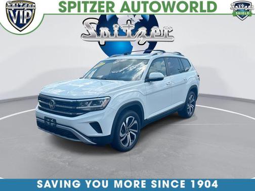 Pure White 2022 Volkswagen Atlas 3.6L SEL