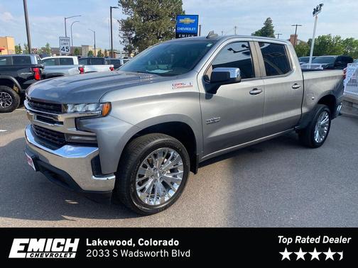 Steel Metallic 2021 Chevrolet Silverado 1500 LT