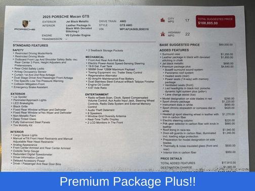 2025 Porsche Macan GTS