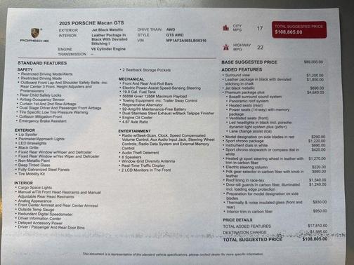 2025 Porsche Macan GTS