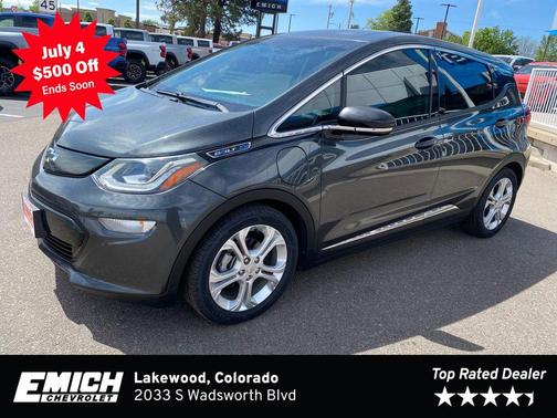 Nightfall Gray Metallic 2019 Chevrolet Bolt EV LT