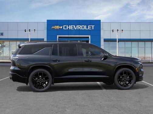Black 2026 Chevrolet Traverse RS