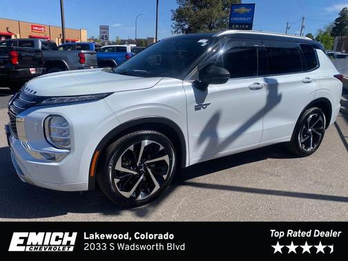 White Diamond 2023 Mitsubishi Outlander PHEV SEL