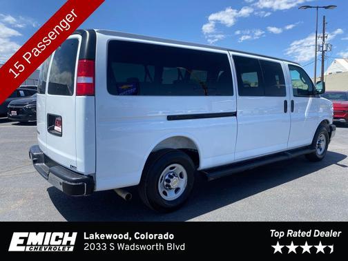 Summit White 2025 Chevrolet Express 3500 LT