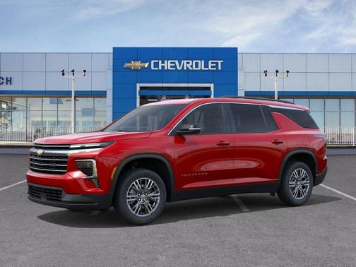 Radiant Red 2026 Chevrolet Traverse LT