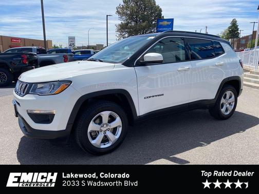 White Clearcoat 2019 Jeep Compass Latitude