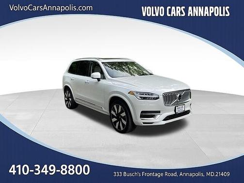 Crystal White 2023 Volvo XC90 Ultimate Bright 7-Seater