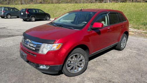 Red 2010 Ford Edge SEL