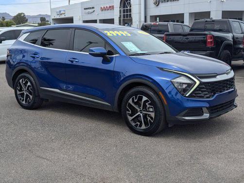 Sapphire Blue 2023 Kia Sportage EX